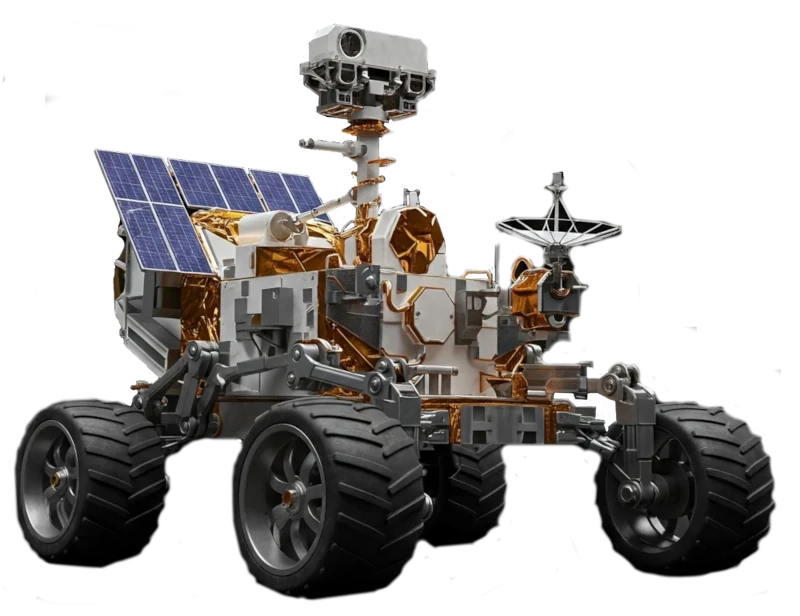 Bacground image of lunar rover